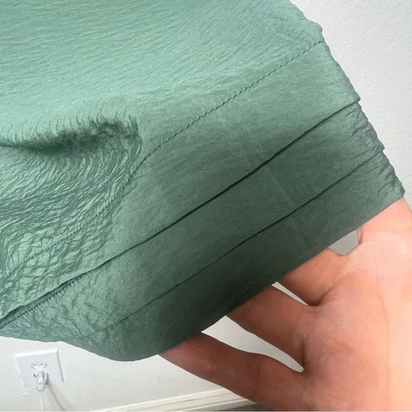 Pilcro Short-Sleeve Pintuck
Tunic Shirt Dress Olive Green Size M NWT - Picture 11 of 15